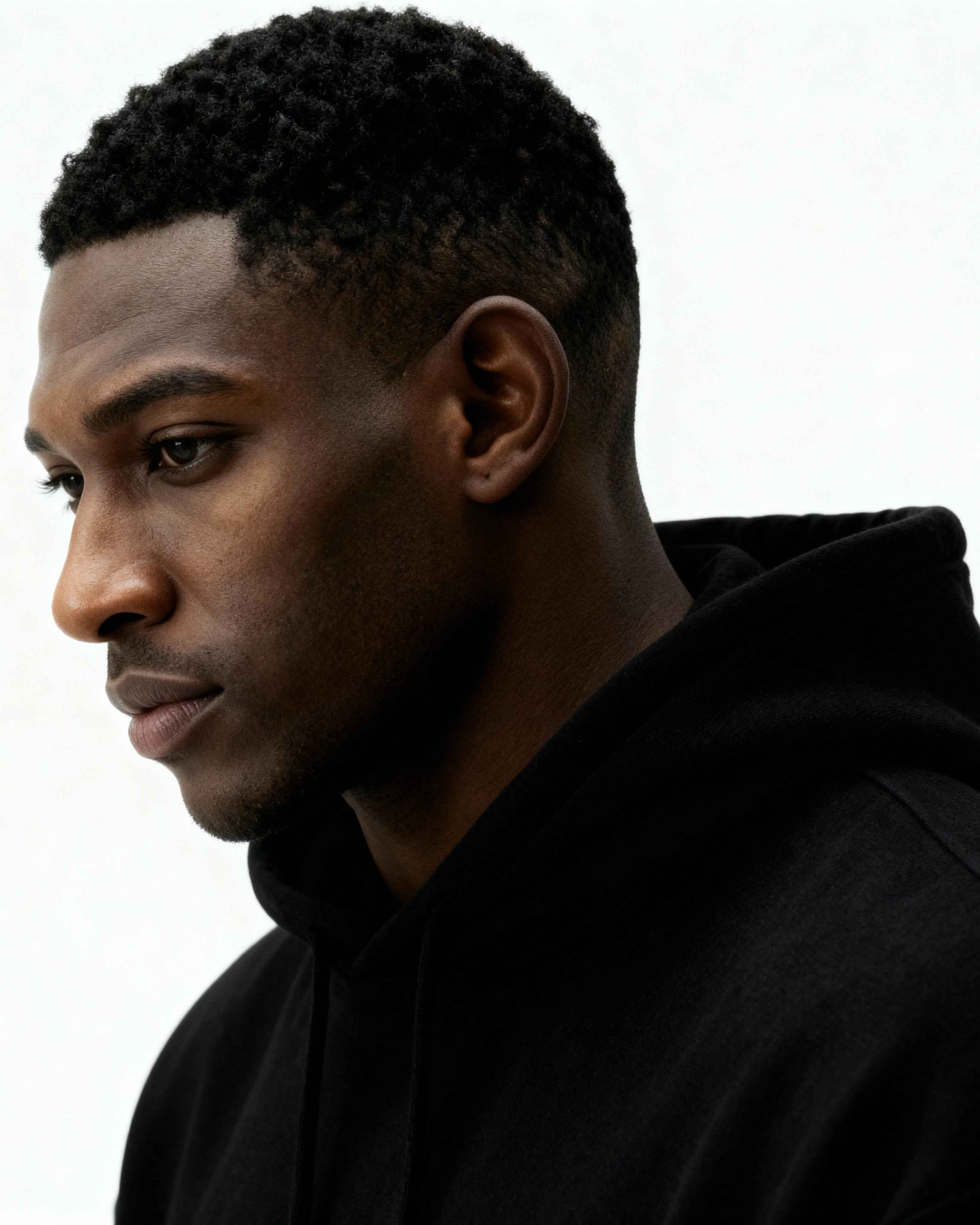 SHADOW PULSE BLACK OVERSIZE HOODIE