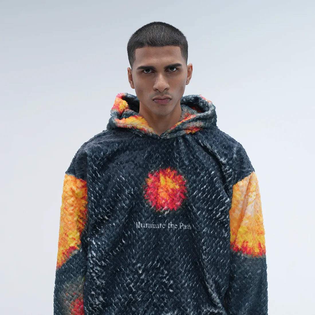 ILLUMINATE THE PATH FUR HOODIE