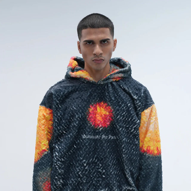 ILLUMINATE THE PATH FUR HOODIE