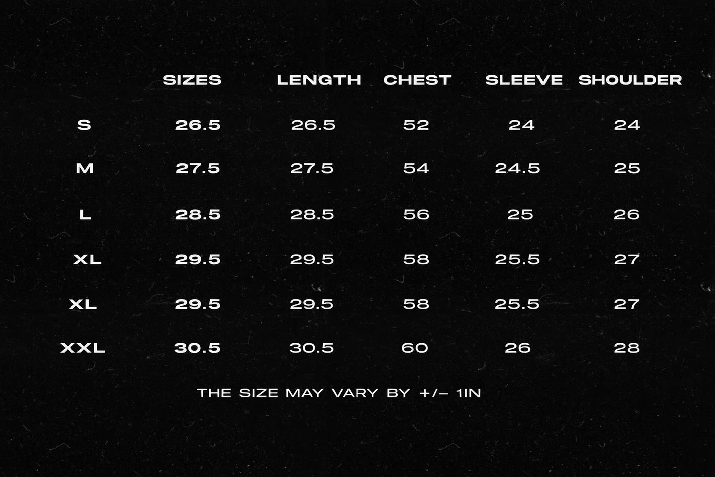Size Guide