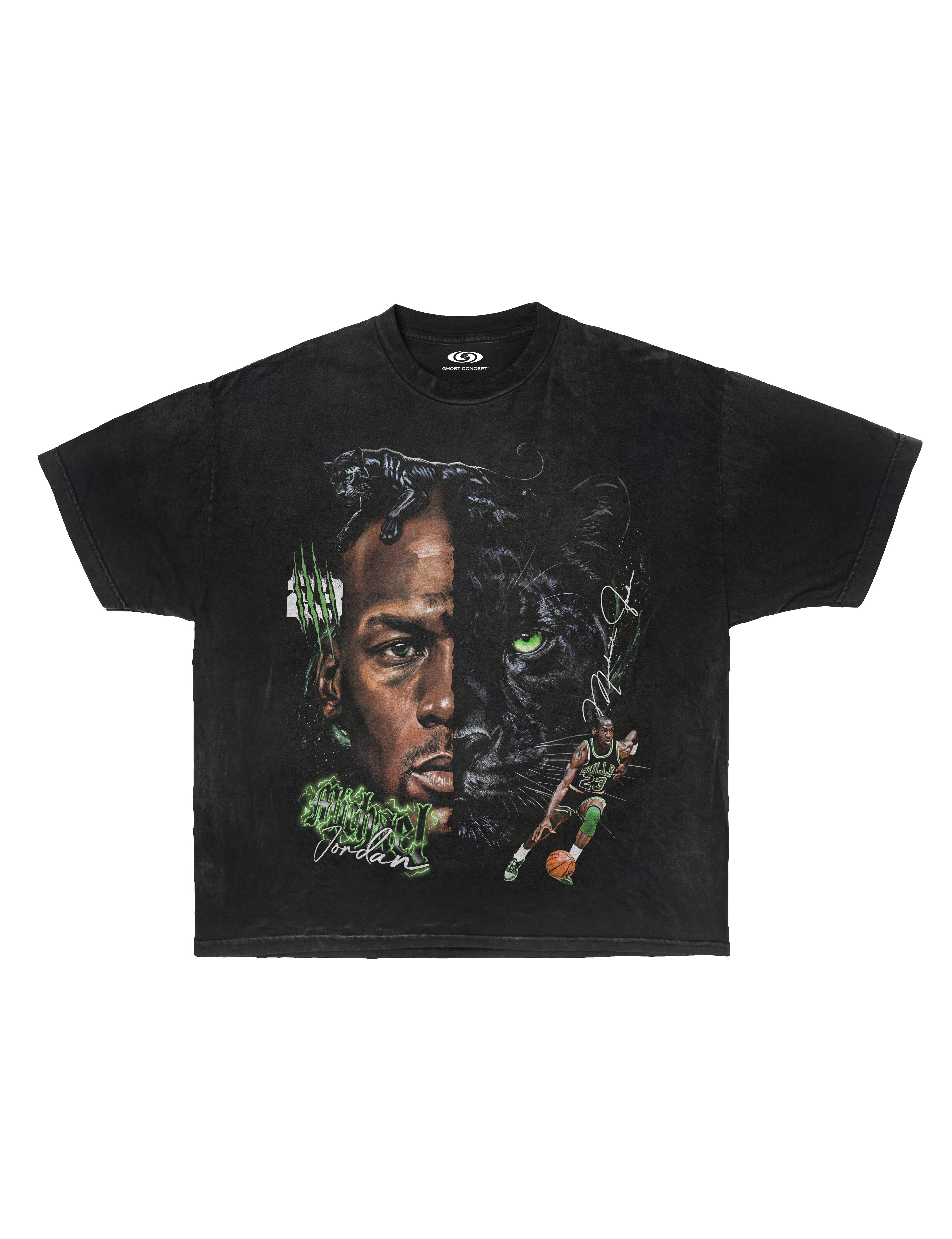 THE BLACK CAT GRAPHIC TEE - VINTAGE WASH