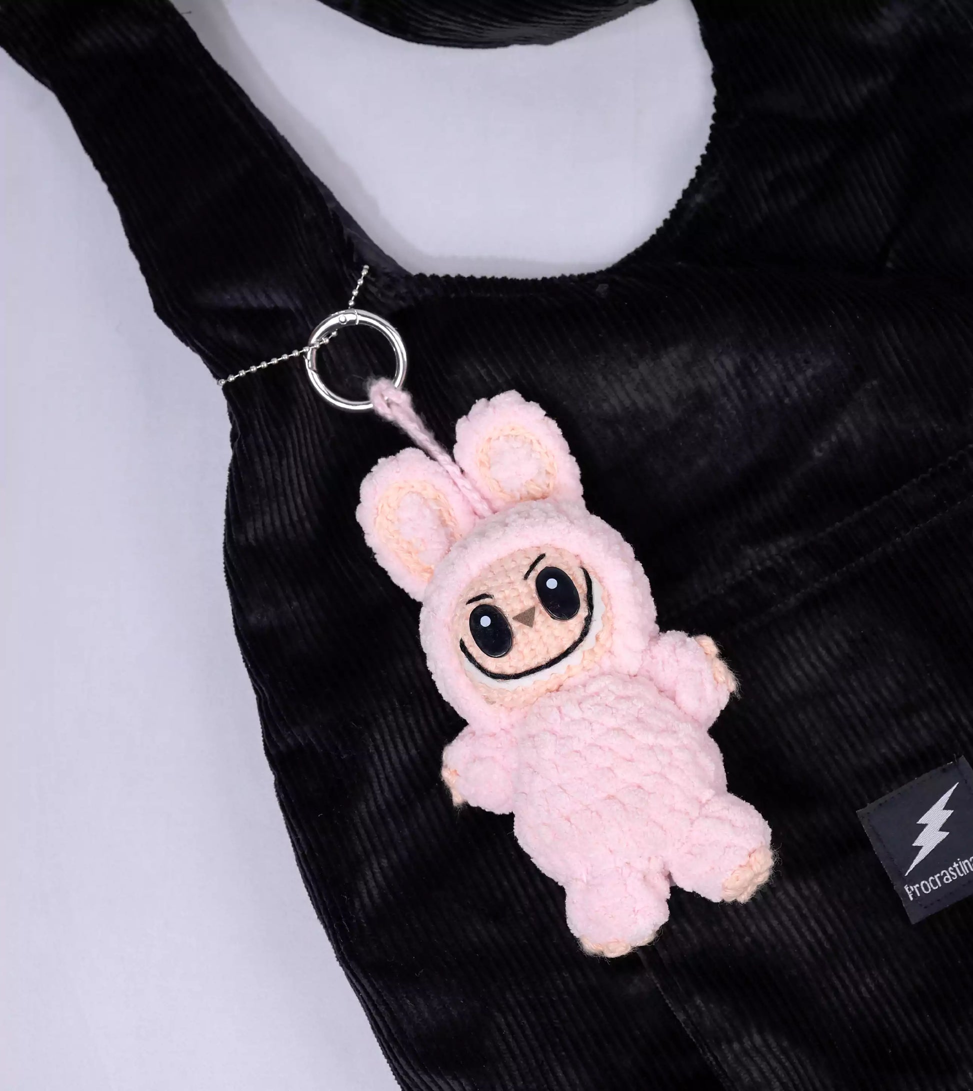 Black Corduroy hobo Bag