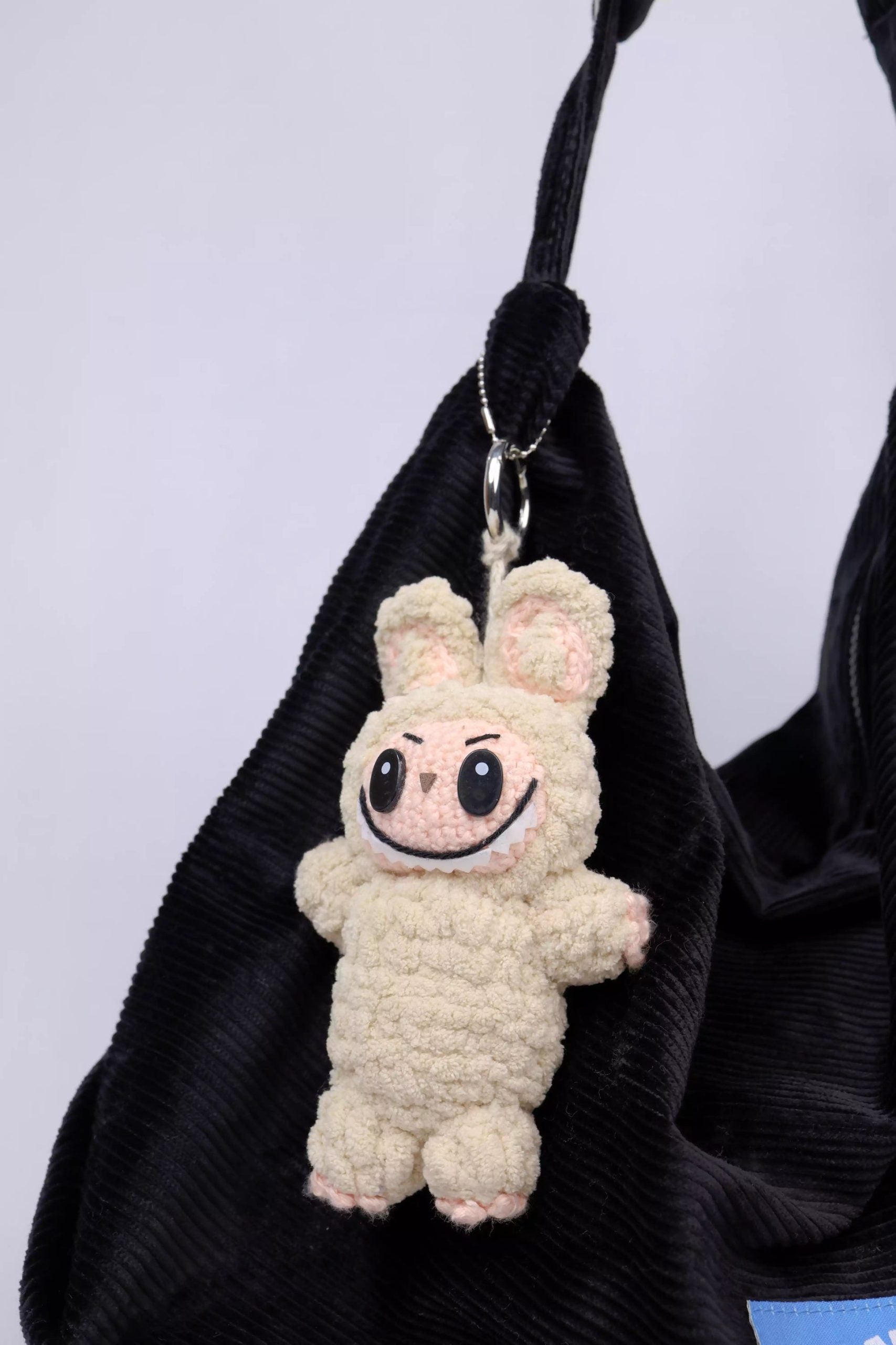 Crochet Labubu Doll - Soymilk