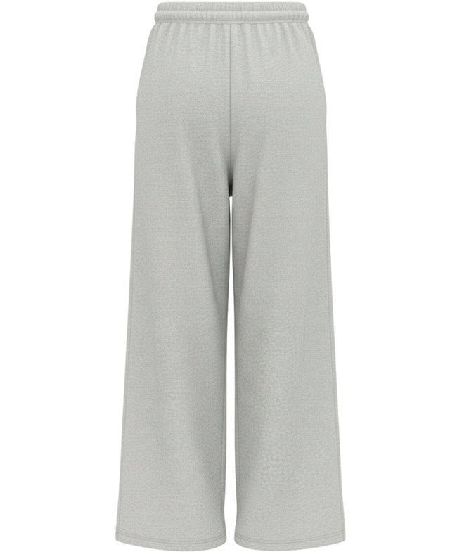 Grey Cotton Joggers Back Design