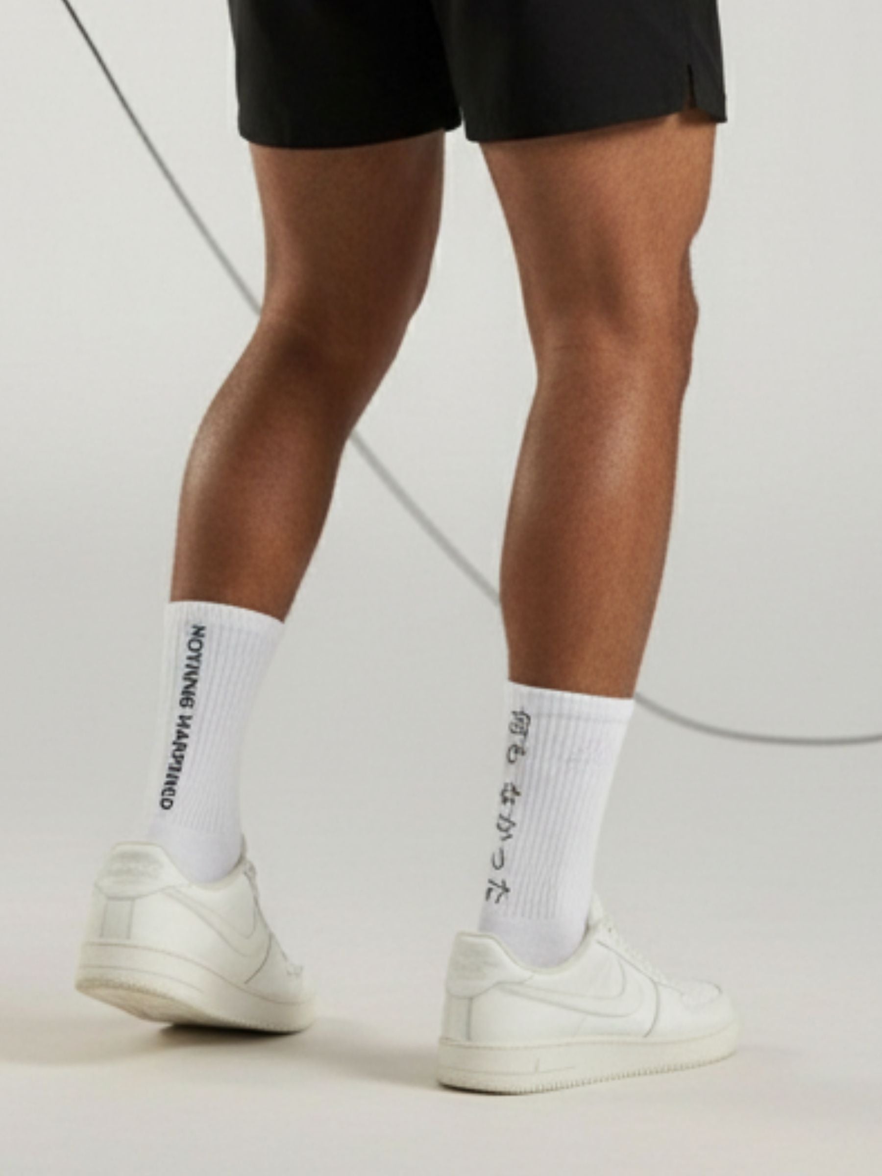 Nothing Happened Crew Socks