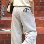 Record Baggy Black Sweatpants