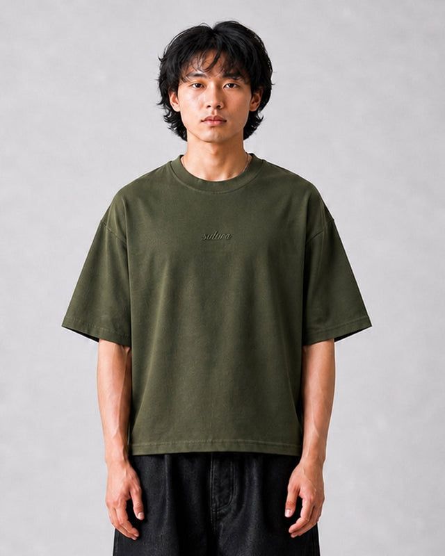 OLIVE SIGNATURE TEE