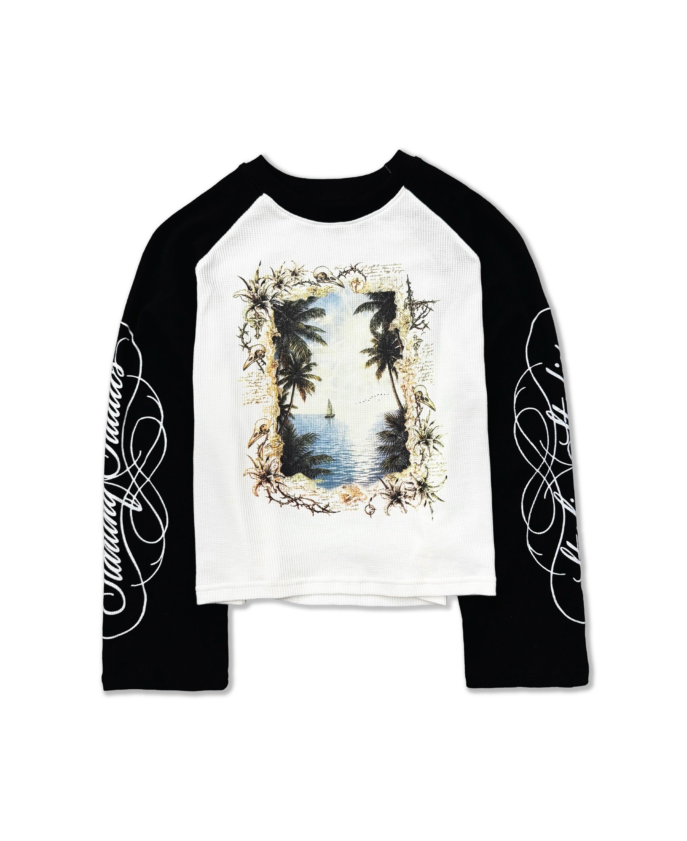 PARADISE RAGLAN WAFFLE