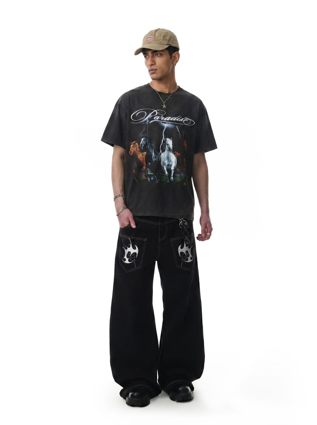 PARADISO GRAPHIC TEE - VINTAGE WASH