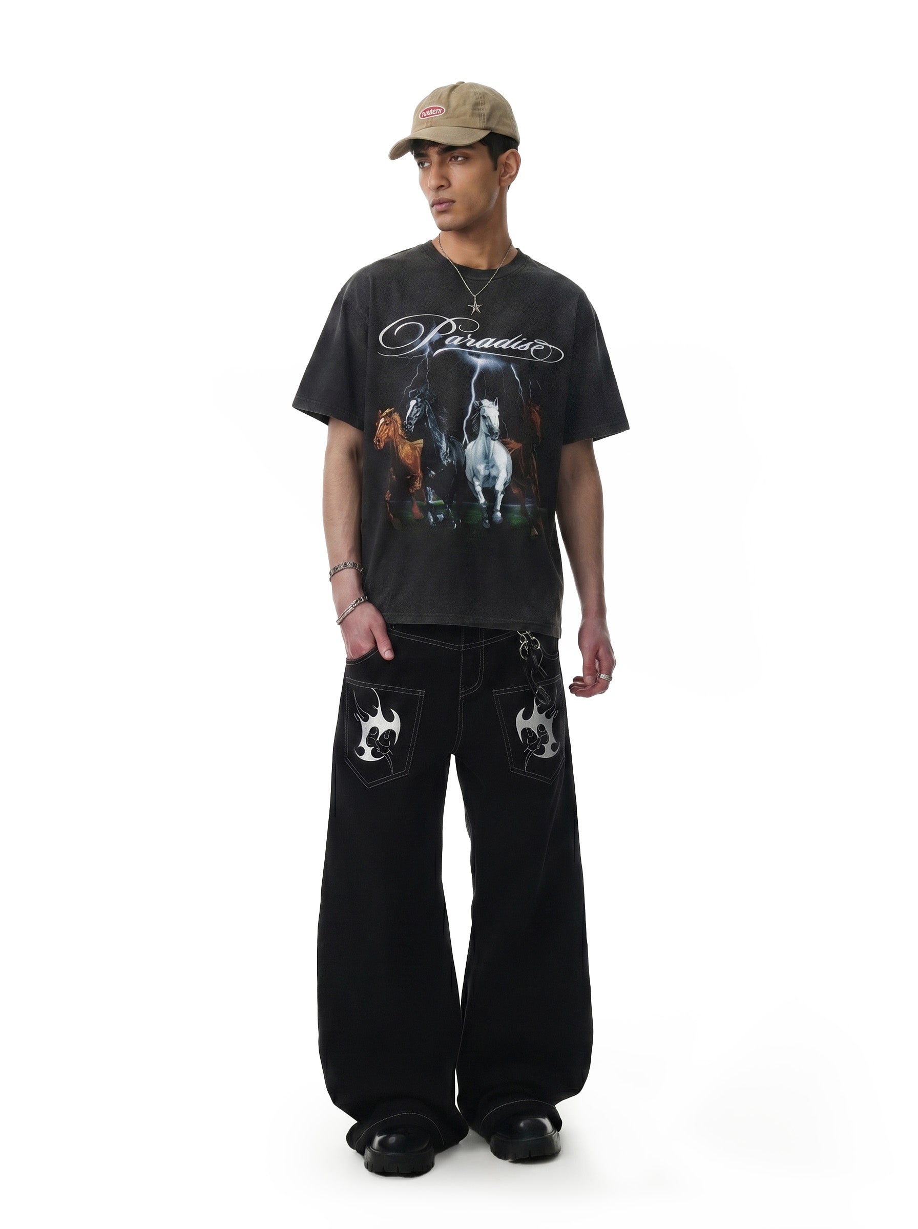 PARADISO GRAPHIC TEE - VINTAGE WASH
