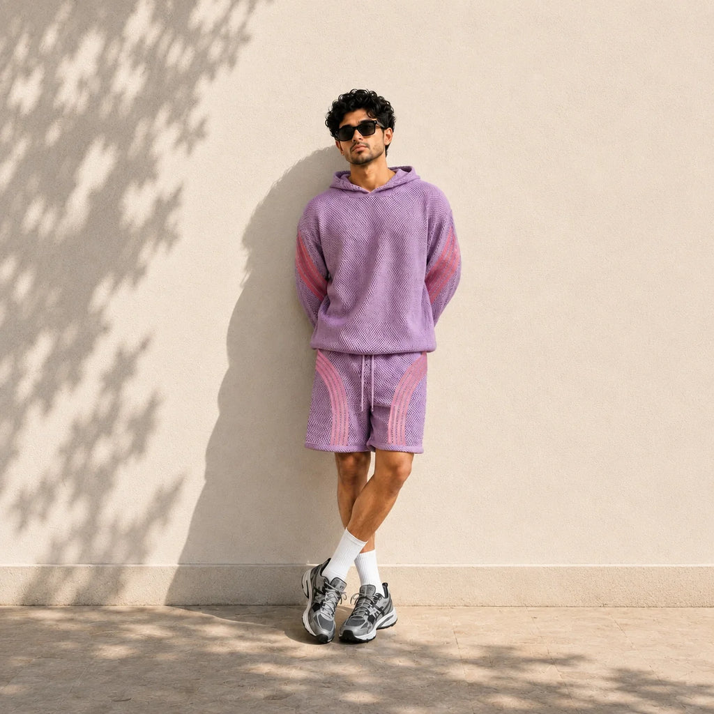 Pink Mesh Shorts