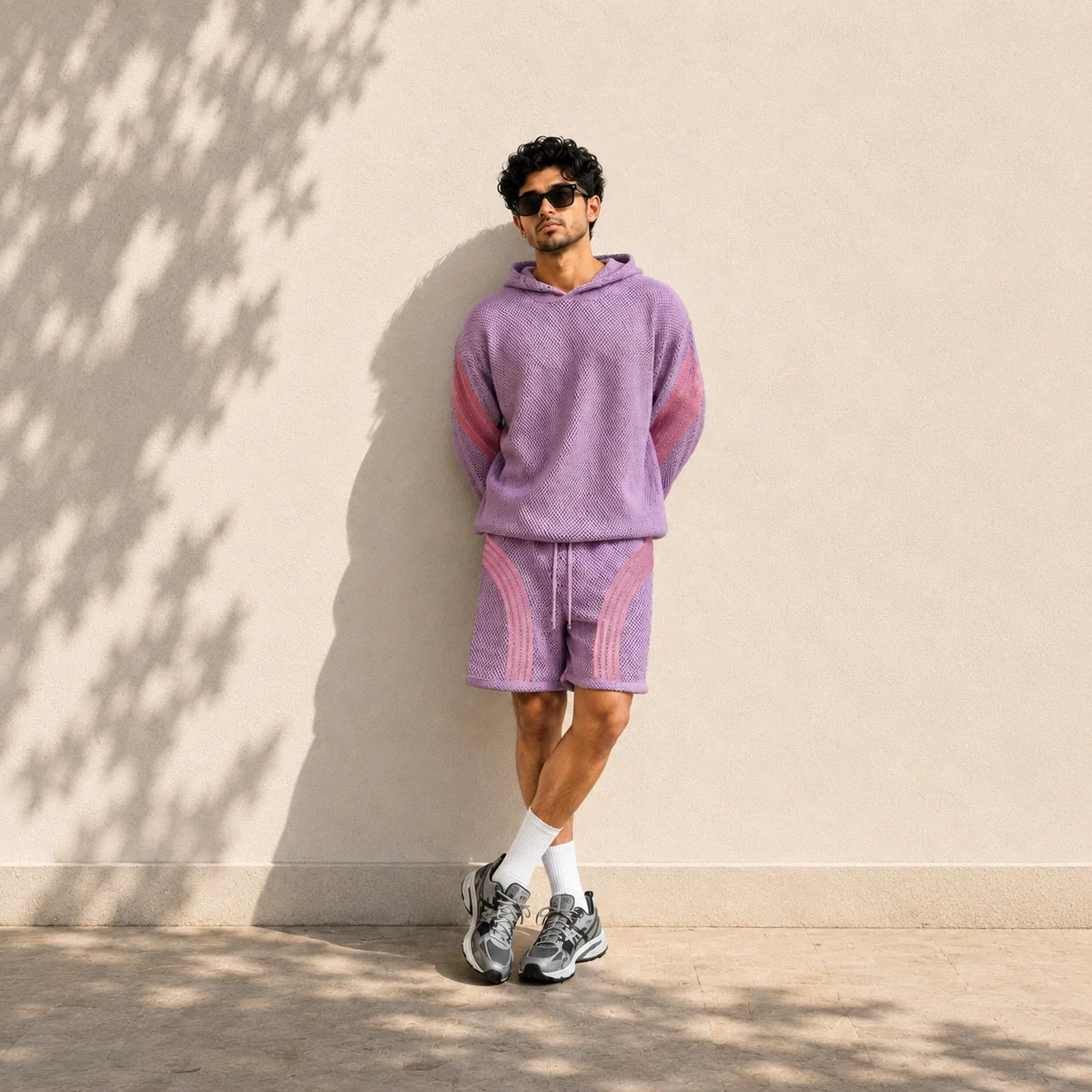 Pink Mesh Shorts