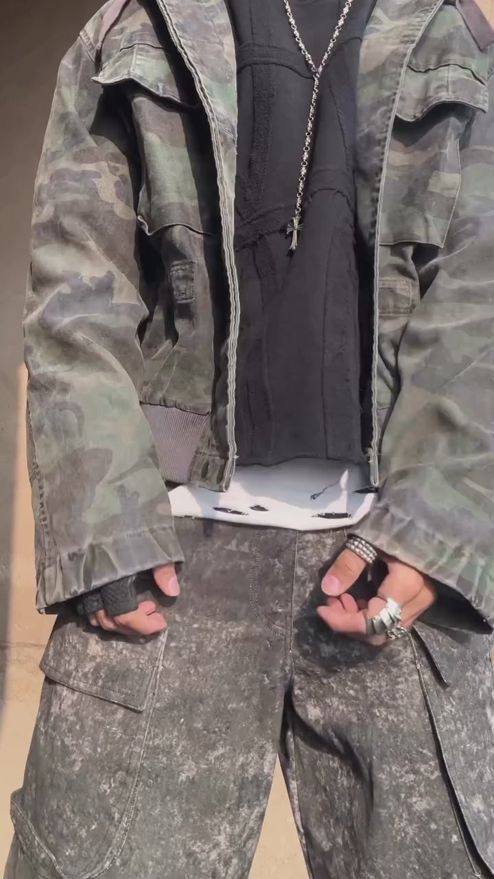 COAL ASH CAMO CARGOS