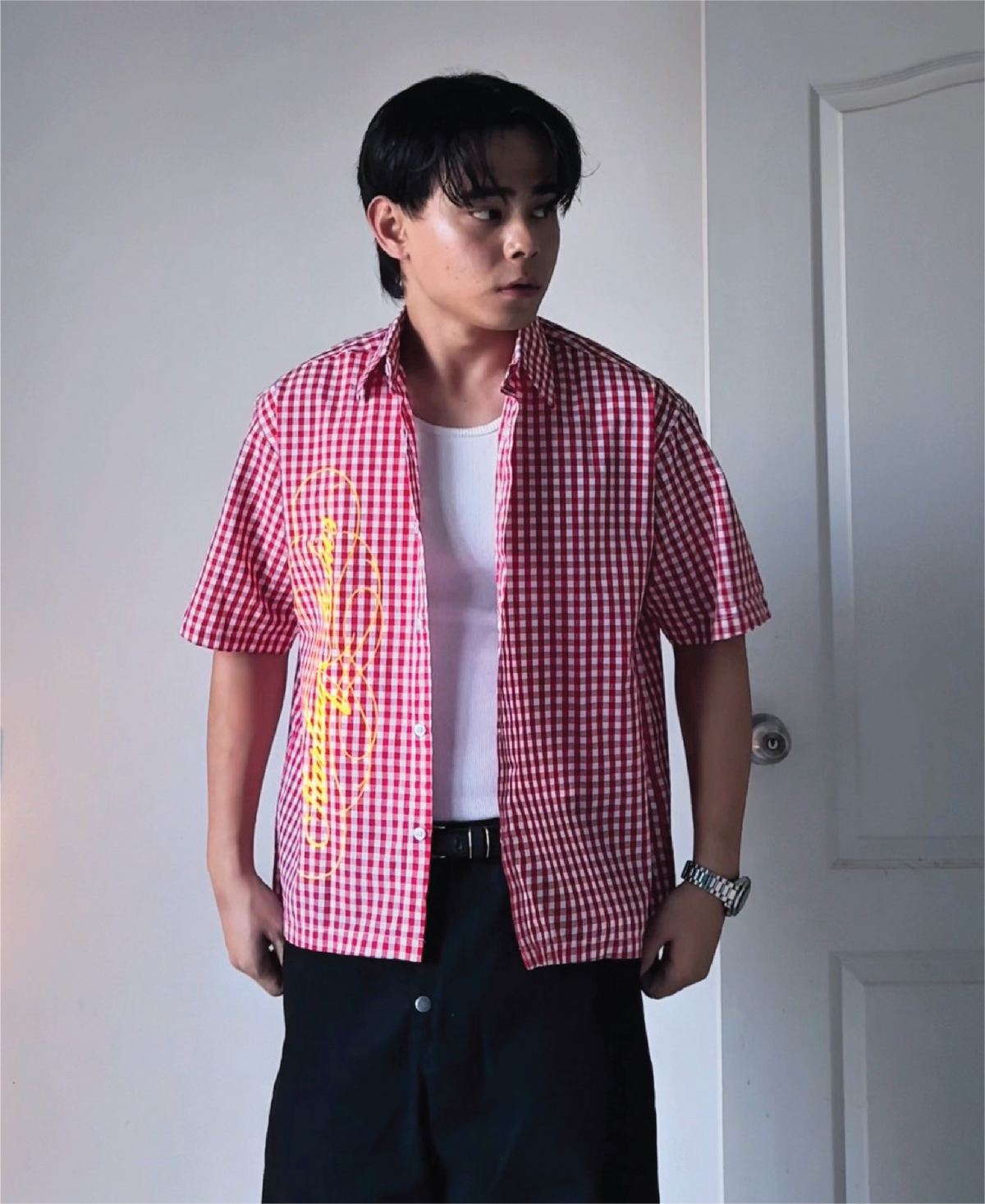 CHERRY RED SHIRT