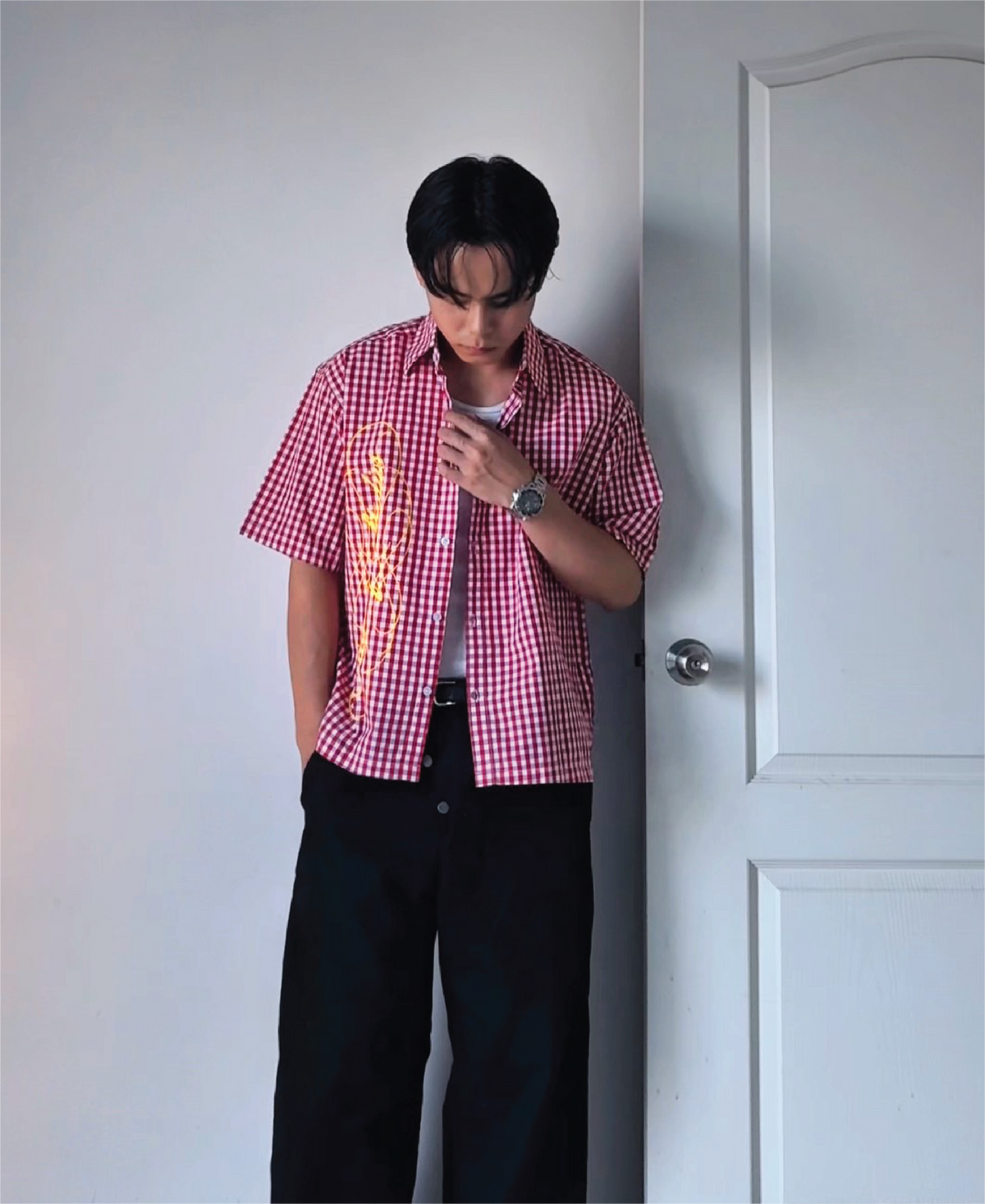 CHERRY RED SHIRT