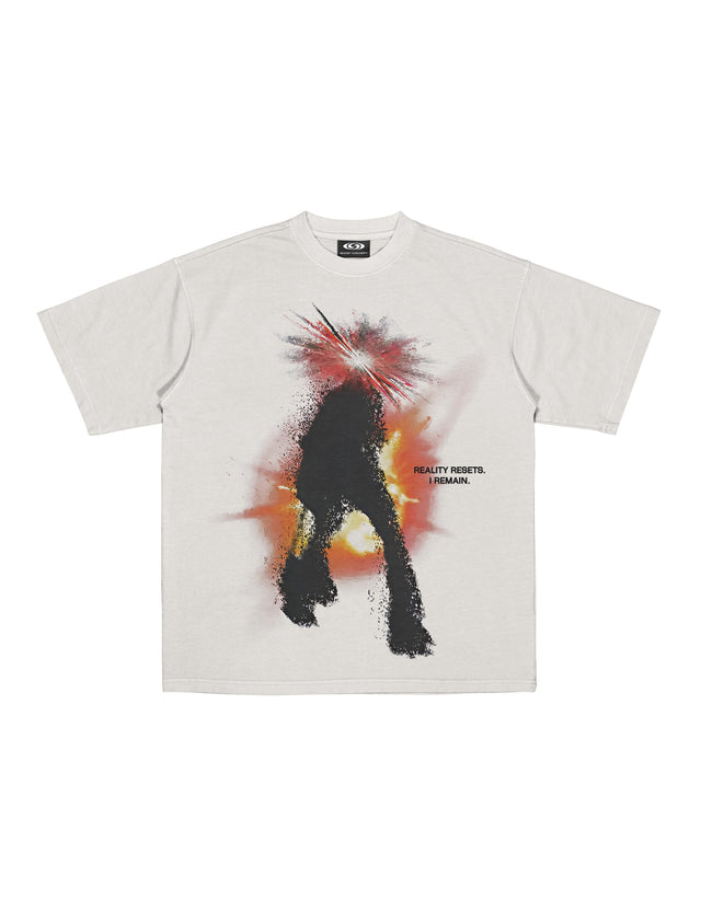 REALITY RESETS GRAPHIC TEE - OFF WHITE