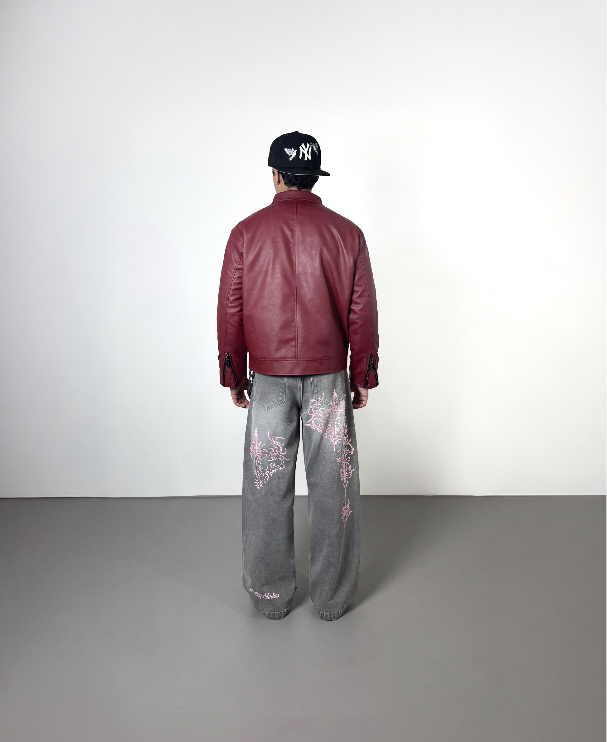 FIREMAN CLASP JACKET - CHERRY RED