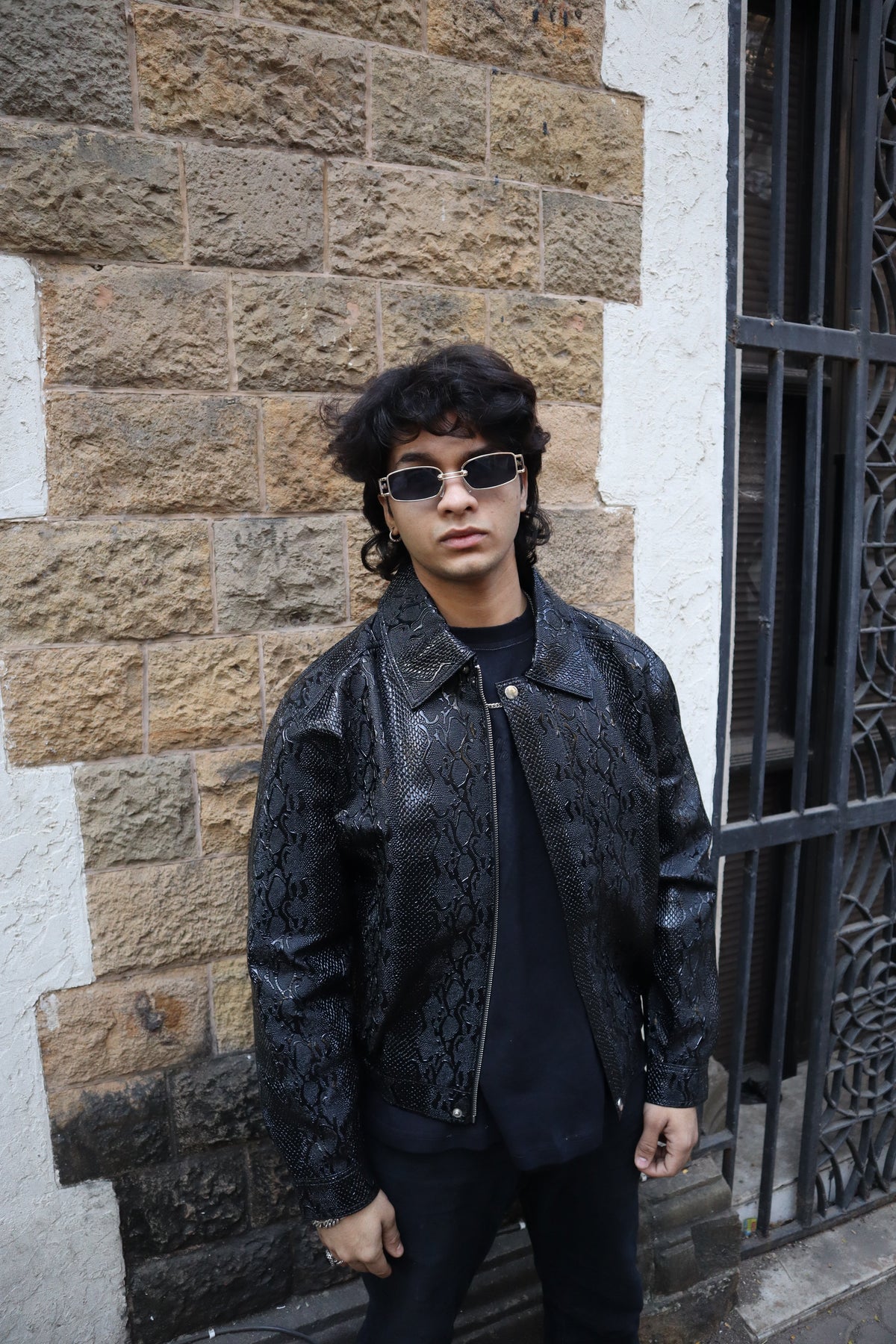 Snake Black Jacket