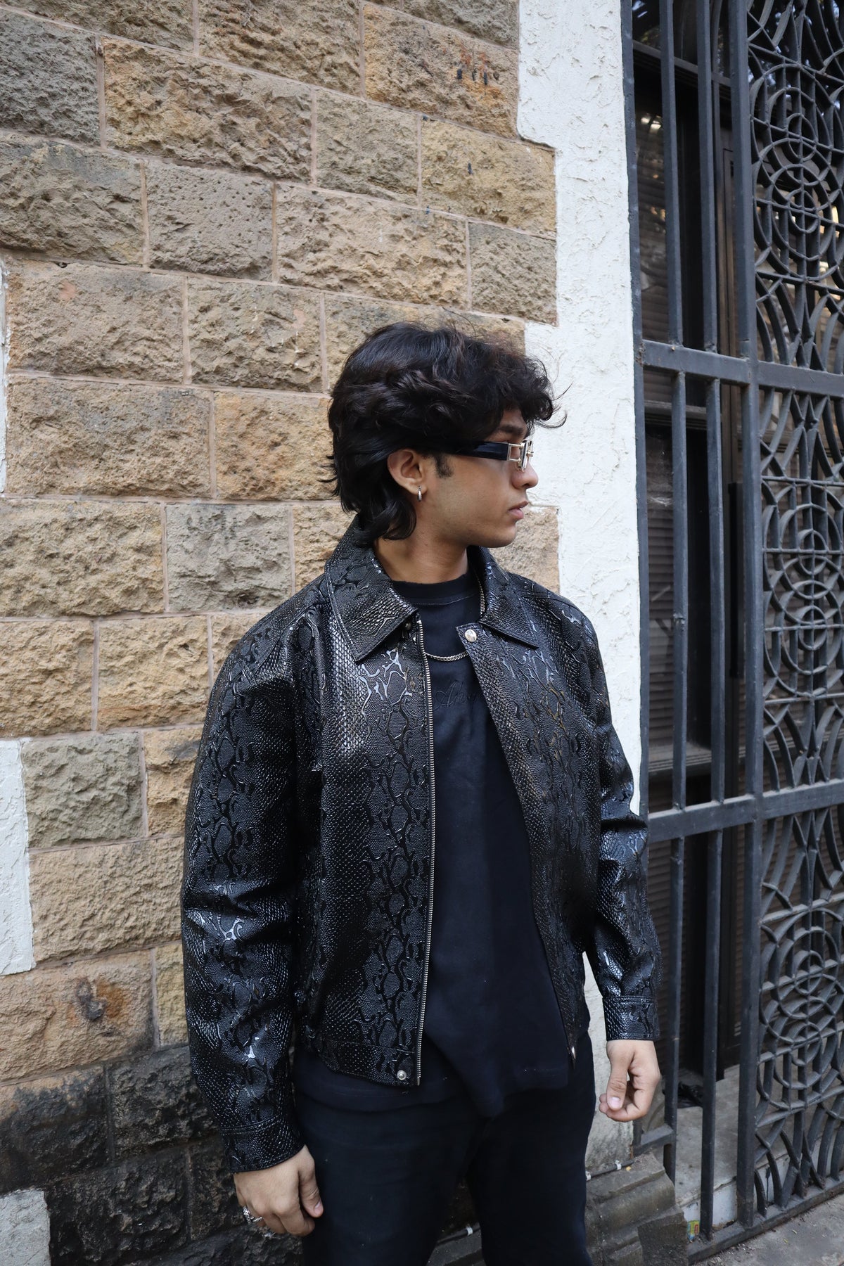 Snake Black Jacket