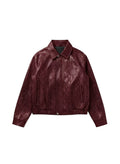 Snake Maroon  Jacket