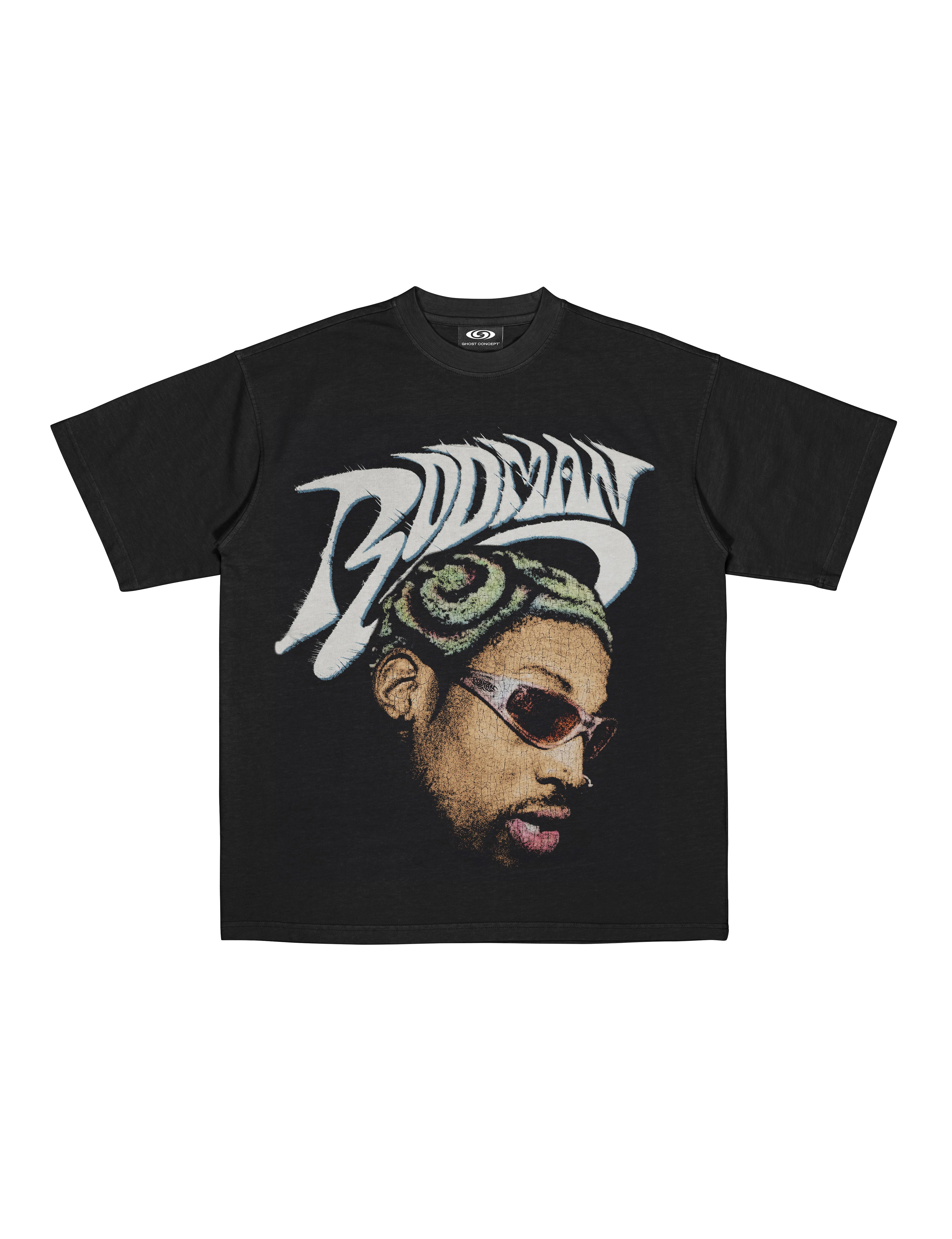 THE WORM RETRO GRAPHIC TEE - BLACK