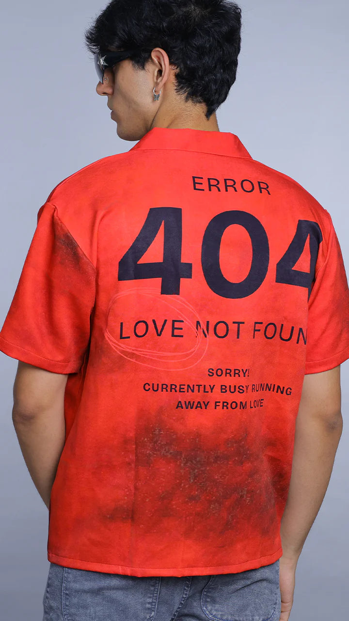 ERROR 404 OVERSIZED SHIRT