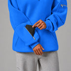 Electric Blue Eye Mask Hoodie