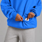 Electric Blue Eye Mask Hoodie
