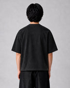 WASHED BLACK SIGNATURE TEE