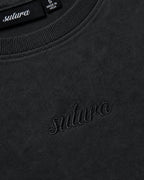 WASHED BLACK SIGNATURE TEE